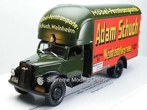 ADAM SCHUCH OPEL BLITZ MODEL TRUCK MINT 1/43RD GREEN/RED VERSION PKD R0154X{:} - Picture 1 of 5