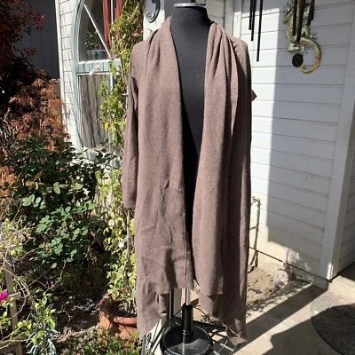 Cardigã Feminino Longo Tamanho Pequeno Cashmere Coleção Marks and Spencer M & S - Imagem 1 de 4