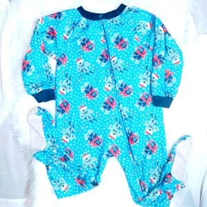 Little Kids Scuba Diving Cartoon One Piece Pajamas Size 4 - Picture 1 of 6