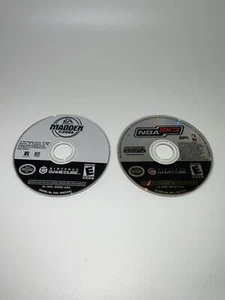 GameCube Game Lot - 2 Games Madden 2005 And NBA 2k3 Untested - Picture 1 of 3