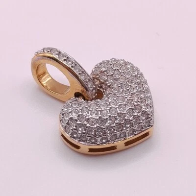 ⭐ Pierre Lang Anhänger Charm Halskette Kette Gold Collier Perle Stein 252 ⭐ - Bild 1 von 3