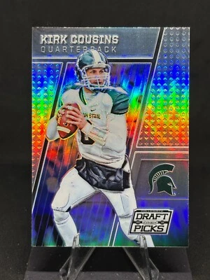 Kirk Cousins 2016 Collegiate Draft Picks Silver Prizm #62 Michigan St. Spartans - Image 1 of 2