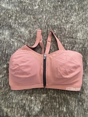 Victorias Secret Knockout Sports Bra 34DDD Underwire Front Zip Close NWOT - Image 1 of 4