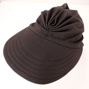 Unbranded Womens Black Headwrap Ball Cap Fitted Baseball Hat - Picture 1 of 5