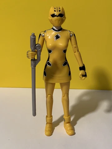2007 Bandai Power Rangers Jungle Fury Yellow Cheetah Ranger Cover