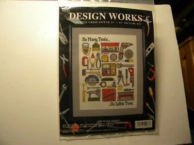 Design Works "So Many Tools" Counted cross stitch Kit 9437  NEW/SEALED - Image 1 of 4