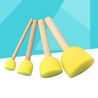 24Pcs Assorted Size Round Sponges Brush Set Sponge Paint Brush