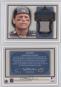 2009 SP Legendary Cuts Legendary Memorabilia Blue /100 Carlton Fisk #LM-CF3 HOF