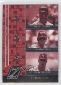 2005 Donruss Zenith Mozaics Albert Pujols Jim Edmonds Mark Mulder #M-2