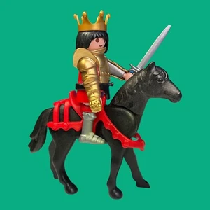 Playmobil Ritter Figur mit Pferd für Ritterburg # PM150 - Picture 1 of 6