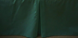 New Cal California King Bedskirt Hunter Green Springmaid 14"Drop 72 x 84"Bedding
