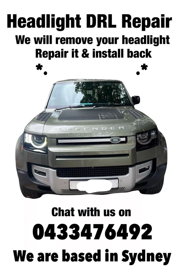 Landrover New Defender L663 2020 to 2024 Headlight DRL Right Left Repair Service - image 1 of 1