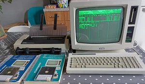 AMSTRAD PCW 8256 SYSTEM. CLEANED AND TESTED. GREAT CONDITION FULL WORKING ORDER - Photo 1/23