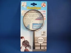 Handlupe / Leselupe, 100mm, Echtglas, mit 3-facher Vergrößerung !!! - Bild 1 von 1