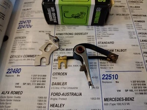 PUNTOS DE CONTACTO DE ENCENDIDO DUCELLIER - SE ADAPTA A: SIMCA 1000 & 1500 1501 Y PEUGEOT 404 - Imagen 1 de 4