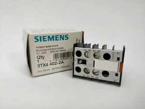 SIEMENS 3TX4402-2A Bloc interrupteur auxiliaire AC 4A / 230V - Photo 1 sur 4