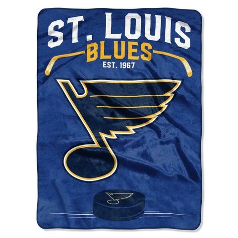St Louis Blues 60x80 Throw Blanket - Inspired Design [NEW] NHL Fleece Plush Cover