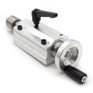 NEW DIY Miniature Woodworking Lathe Mini Beads Machine Retractable Tail Top Seat - Bild 1 von 12