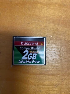 TRANSCEND compactflash 2GB CF2001 industrial grade CF CARD/warranty - Picture 1 of 3