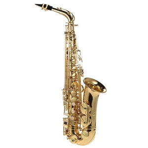 Eb Alto Saxophone Brass Lacquered E Flat Sax 802 Instrument J7E7 - Picture 1 of 11
