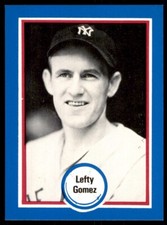 1976 SHAKEY'S PIZZA #129 LEFTY GOMEZ NEW YORK YANKEES