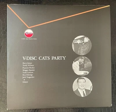 V-DISC CATS PARTY JAPAN LP Harry James TEDDY WILSON M/NM 8 Page Catalogue - Image 1 of 4
