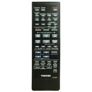 Control remoto VC-120T original de fábrica para determinadas videograbadoras Toshiba - Imagen 1 de 7