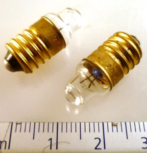 Thorn England 2.2V 0.25A MES Screw Fitting Lens Bulb 2 Pieces OM0311C - Picture 1 of 3