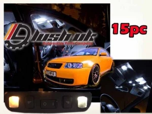 Audi A3 S3 8L1 96-03 Full LED Interior Light Kit -Canbus Bright White Xenon 15p - Picture 1 of 1