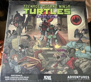 Teenage Mutant Ninja Turtles Adventures City Fall Board Game TMNT IDW - Picture 1 of 6