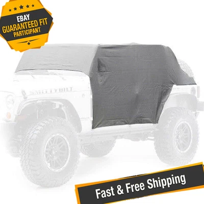 Smittybilt 1069 Gray Cab Cover w/ Door Flap Foto 1 de 4