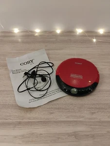 1️⃣ Coby Portable CD Player CD-190 Red Factory Sealed Retro Compact Disc Player - Picture 1 of 4