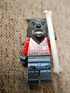 Lego Wolf Guy Minifigure Series 14  71010 CMF Rare HTF Werewolf - Picture 1 of 2