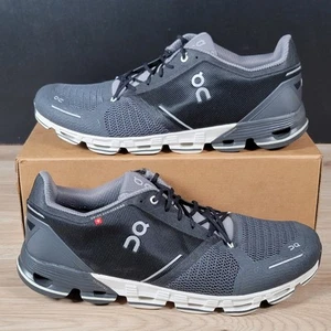 On CloudFlyer Shoes Mens Size 14 Gray Black White Running Athletic Sneakers - Picture 1 of 10