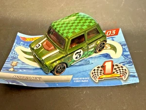 Hot Wheels Morris Mini #003 HW '25 Mystery Models Serie 1 grün lose Rarität! - Bild 1 von 3