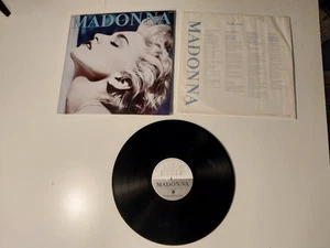 MADONNA MEXICO TRUE BLUE LP VINYL SINGLE PROMO WEA SLEEVE LDWB-6512 SPANISH TOUR - Imagen 1 de 3
