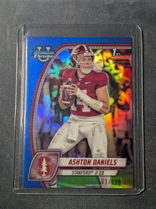Ashton Daniels 2024 Bowman University Blue 1st Bowman Stanford /199 - Picture 1 of 2