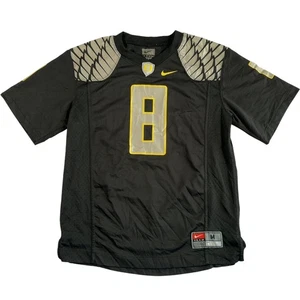 Nike Oregon Ducks Jersey Youth Medium NCAA Football Shirt Vintage Black #8 - Picture 1 of 11
