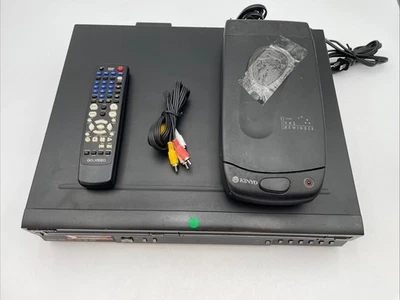 Go Video VR4940 DVD VCR Combo Recorder BUNDEL+Remote+AV Cables+Kinyo Rewinder-EC - Image 1 of 4