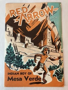 Red Arrow Indian Boy of Mesa Verde 1952 Lithographinh and Envelope Co - Imagen 1 de 8