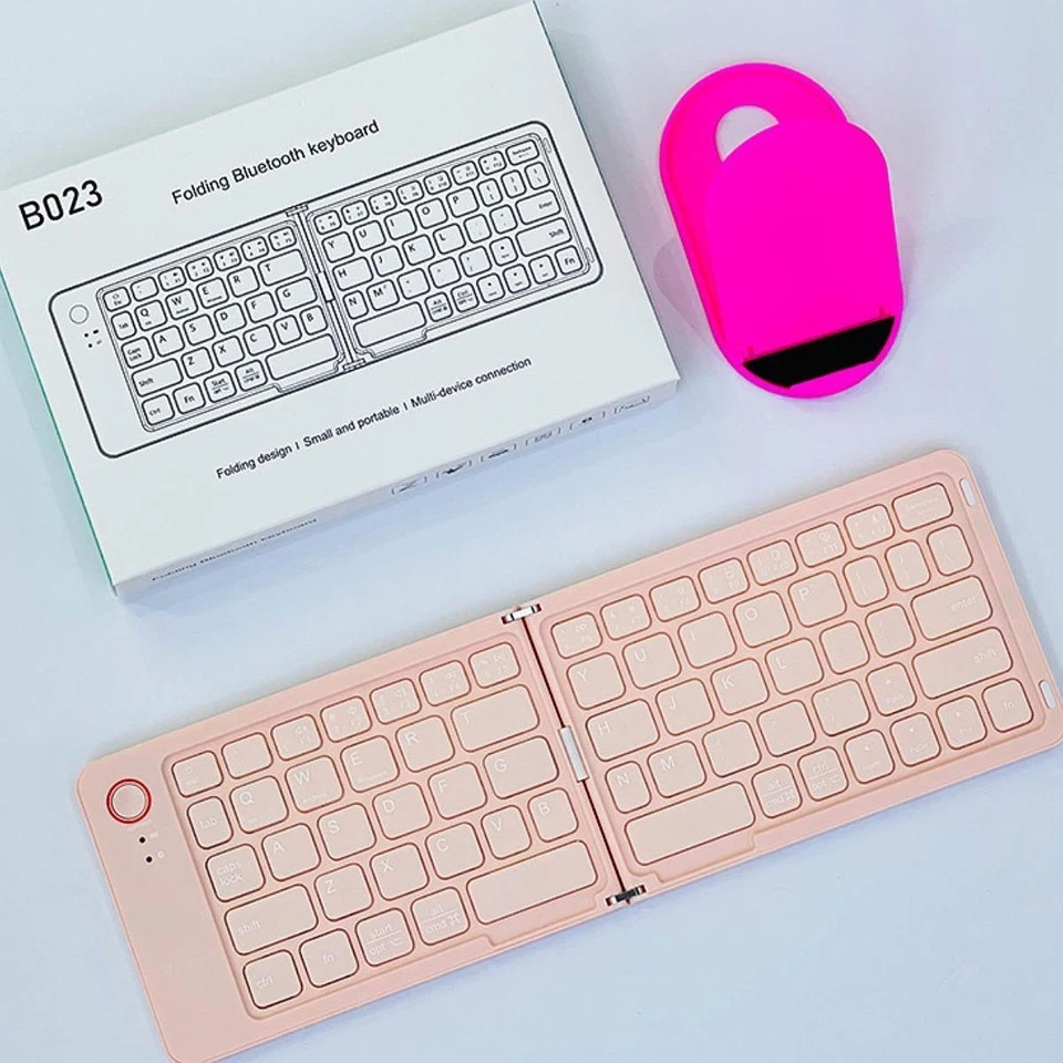 Wireless Keyboard Rechargeable Universal Foldable for Mobile Phone Tablet PC - Image 1 of 1