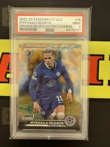 2022-23 Topps Chrome Stadium Chelsea Mykhailo Mudryk Rookie Orange Blue /10 - Picture 1 of 2