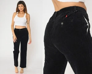 Polo Ralph Lauren Corduroy Pants Black Straight Leg Boys 18 - Picture 1 of 10