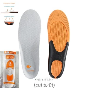 WELEAP Flat Feet Arch Support Plantar Fasciitis Pain Orthotic Insoles GREY (250) - Picture 1 of 12