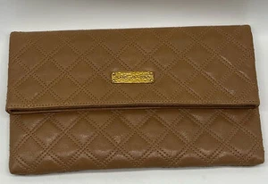 Marc jacobs brown beige diamond quilted large eugenie envelope clutch bag NWT - Picture 1 of 9