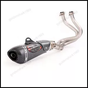For Kawasaki Z650 Ninja 650 2017-2023 Full Exhaust System Header Pipe Mufflers - Picture 1 of 9