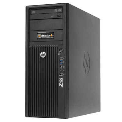 12-Core HP Z420 Intel Xeon E5 2696v2 256GB SSD 128GB Ram 4x Monitor - Immagine 1 di 4