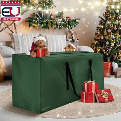 9FT Christmas Tree Storage Bag Heavy Duty Container Carry with Handles & Zipper - Image 1 of 4
