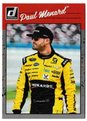 2023 Panini Donruss Racing Silver Retro Paul Menard #198 - Image 1 of 3