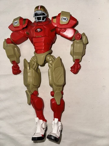 San Francisco 49ers Team, Cleatus, Fox Sports Robot, 11" Tall Action Figure Cover